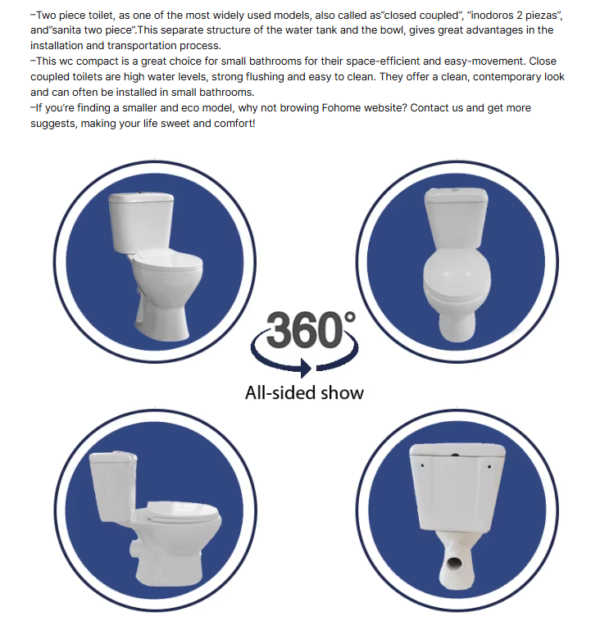 two piece toilet