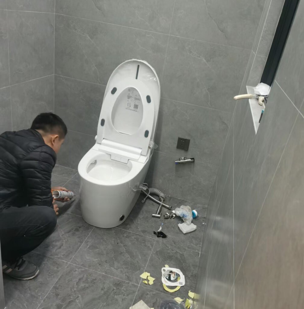 smart toilet installation steps