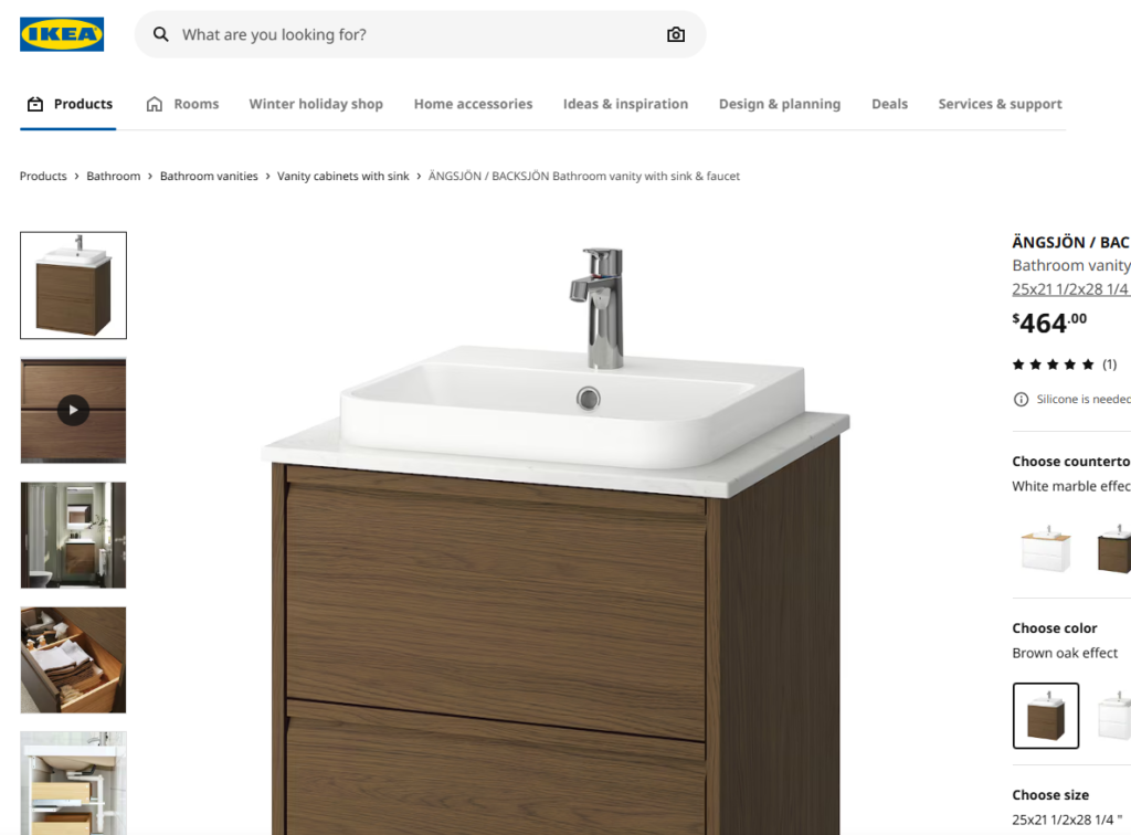 ikea godmorgon sink cabinet combination