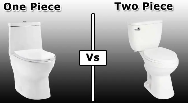one piece toilets more expensive than two piece toilets