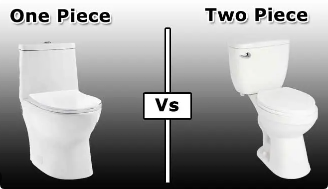 one piece vs. two piece toilets