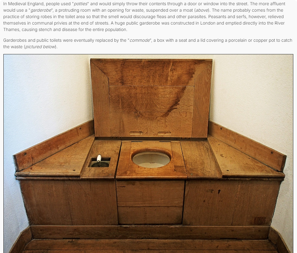 the origin story of toilets