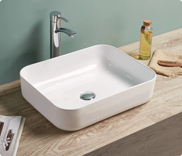 wash basin white