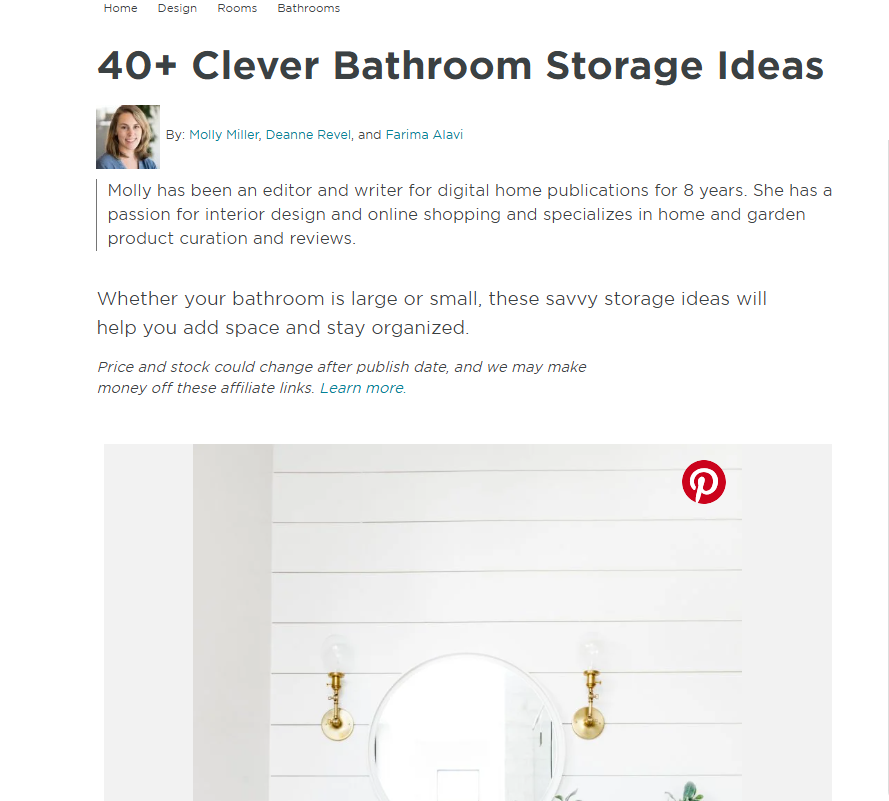 40+ clever bathroom storage ideas