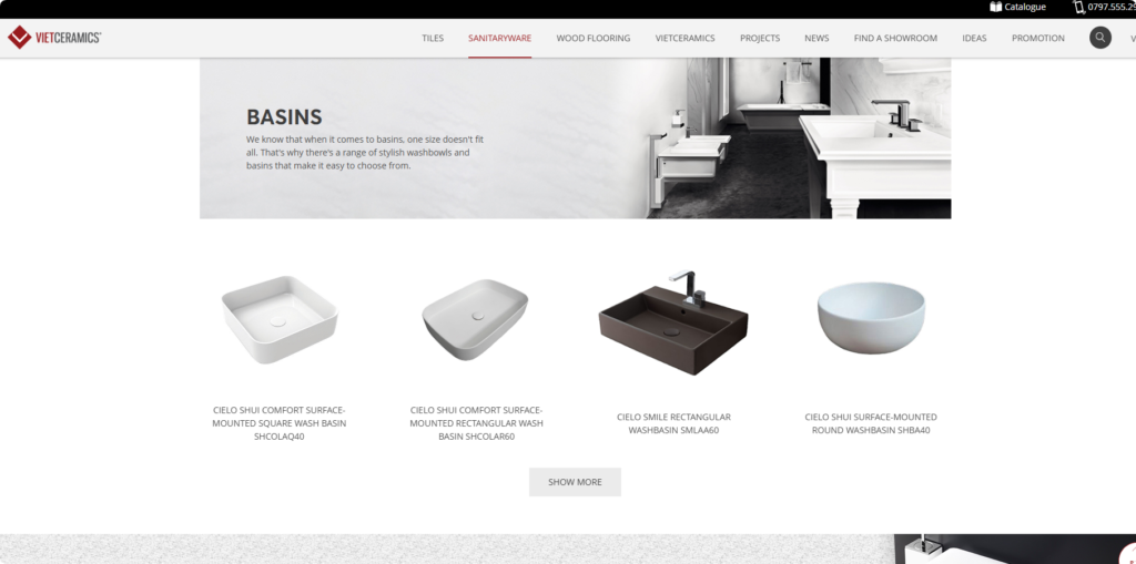 based in vietnam, ceramic art specializes in manufacturing top quality ceramic bathroom fixtures, including basins.