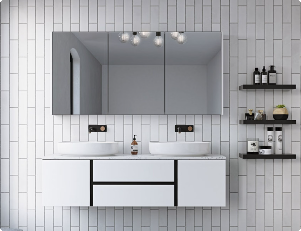 double sink vanities