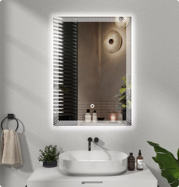 frameless mirrors