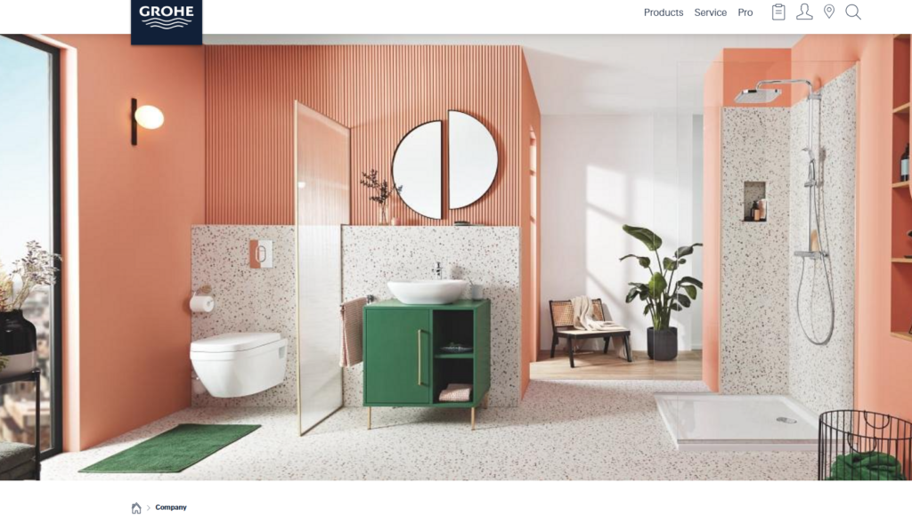 grohe is a renowned european brand with a strong presence in southeast asia.