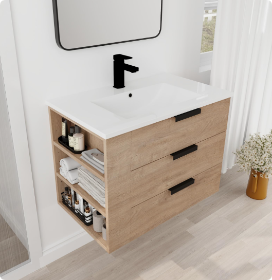 plywood bathroom vanity