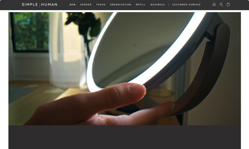 simplehuman sensor mirror