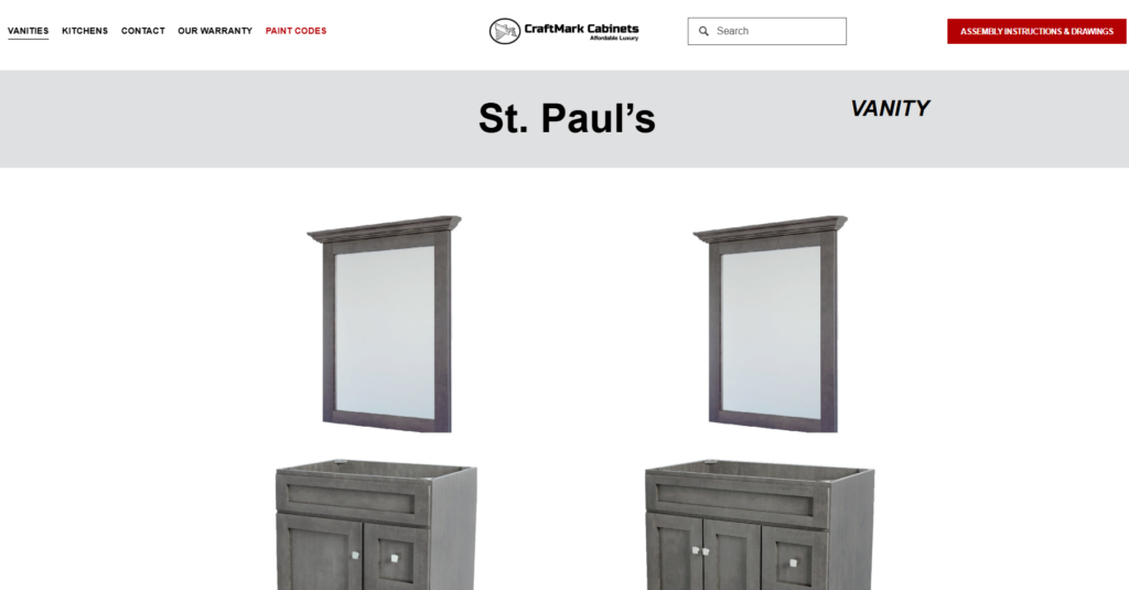 st. paul vanities