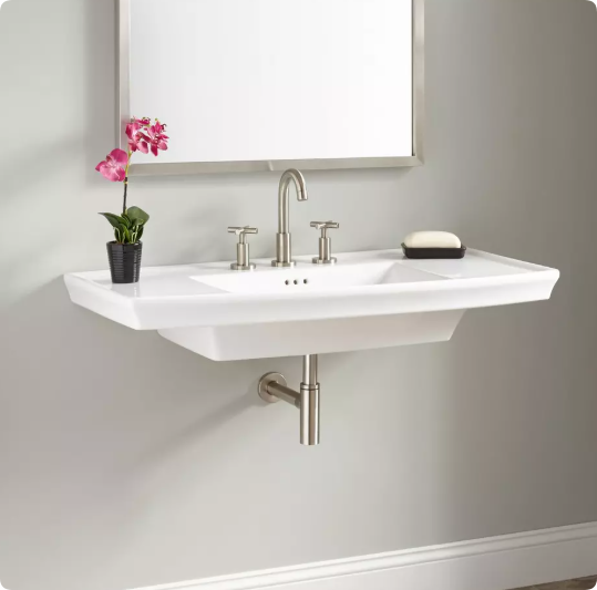 wall mounted sinks