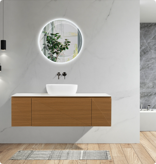 wall mounted vanities