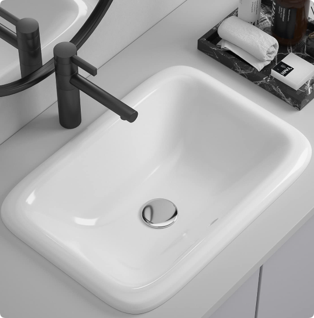 drop in sink