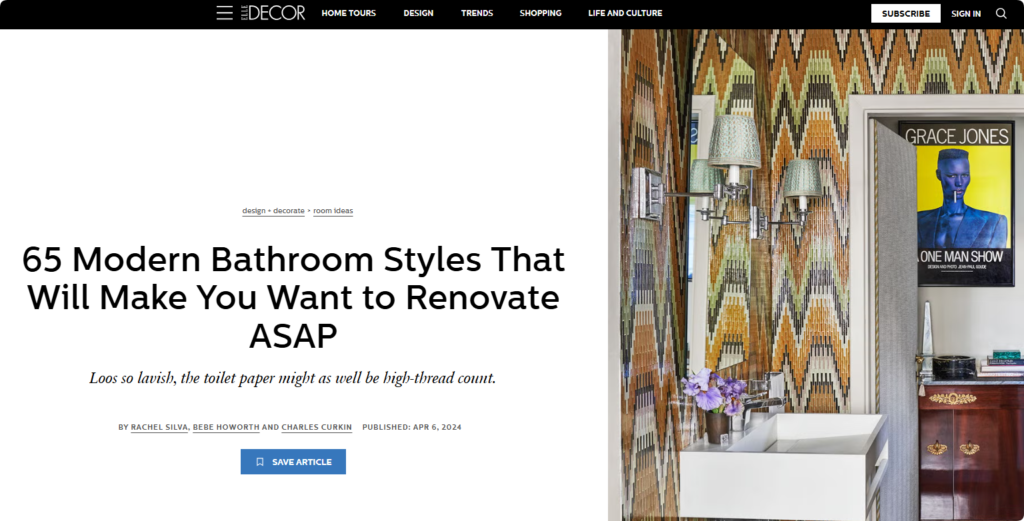 modern luxury bathrooms