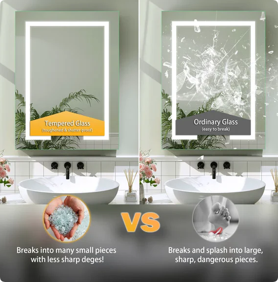 allows for the integration of led displays in smart mirrors