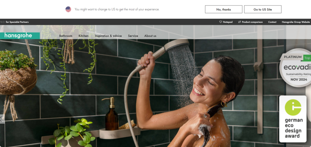 hansgrohe toilet
