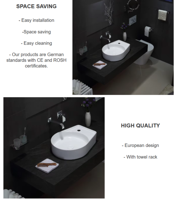 hot sale sanitary ware square rectangle lavabo ceramic hand wash basin bathroom cabinet counter top vessel sink basins
