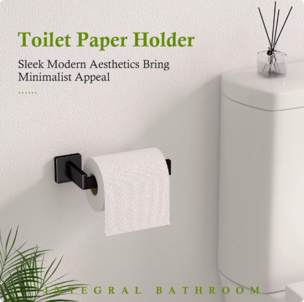 cross border stainless steel towel bar matte black wall mounted bathroom accessories hardware