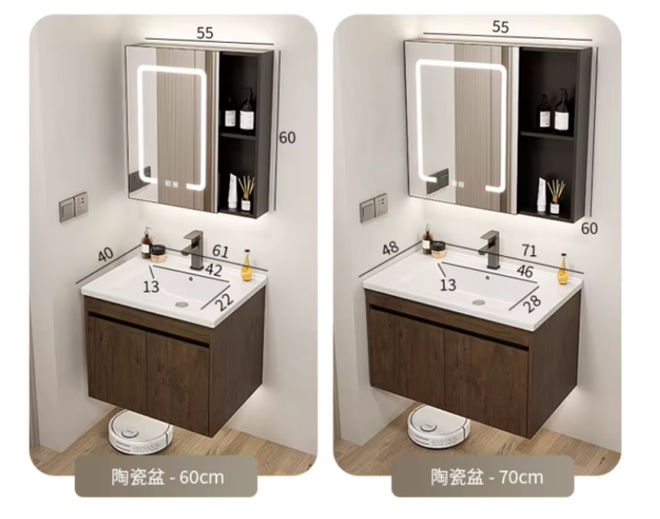 furniture bathroom vanity aluminium honeycomb bathroom cabinet with sink bathroom sink cabinet set with hotel