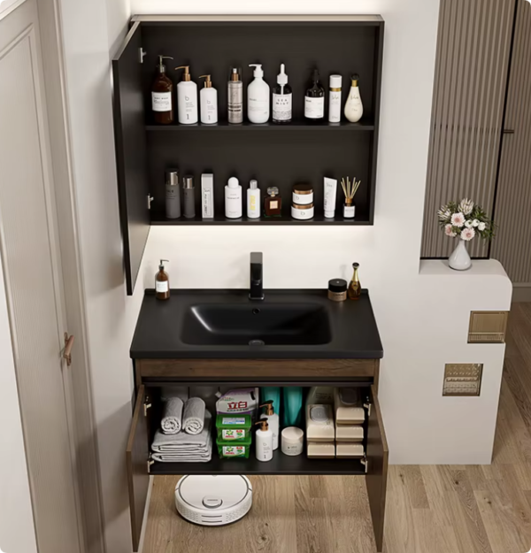 furniture bathroom vanity aluminium honeycomb bathroom cabinet with sink bathroom sink cabinet set with hotel