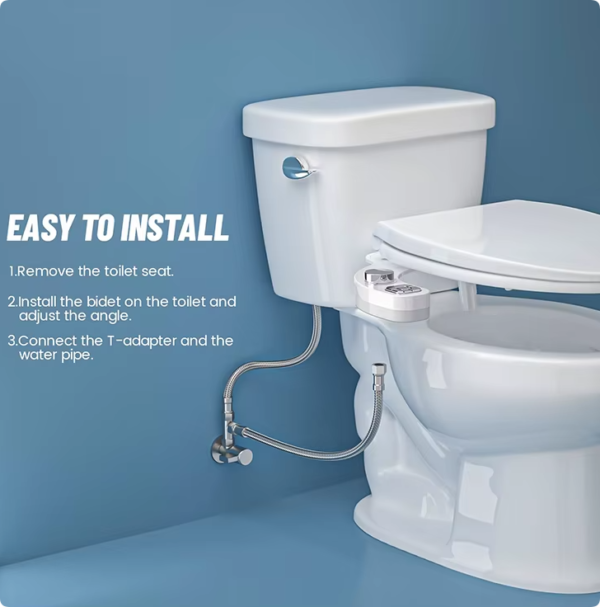 good price mechanical non electric bidet toilet seat custom retractable dual nozzle bidet attachment for bathroom