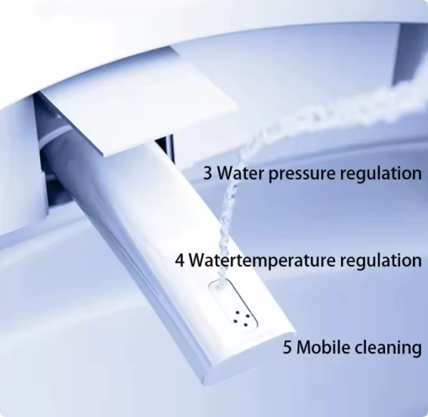 high end automatic flush sanitary ware automatic bathroom water closet wc intelligent smart toilet for home