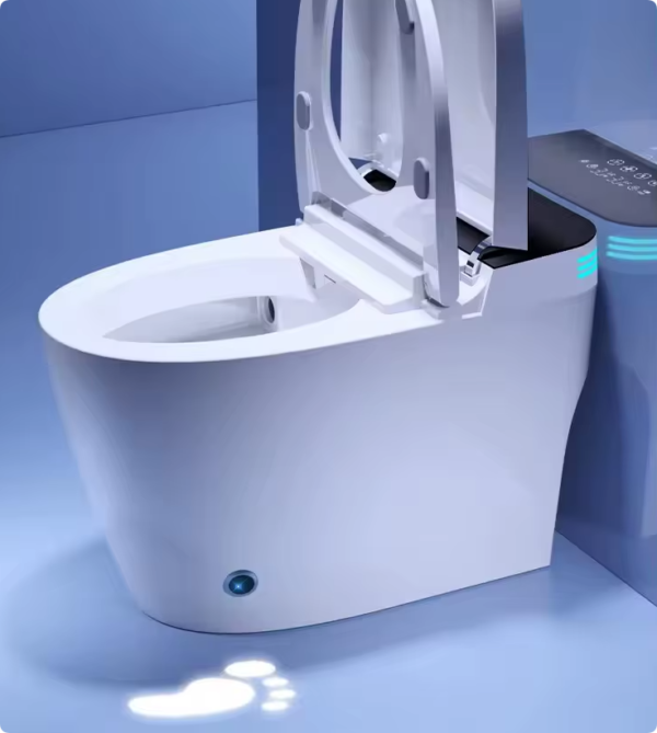 high end automatic flush sanitary ware automatic bathroom water closet wc intelligent smart toilet for home