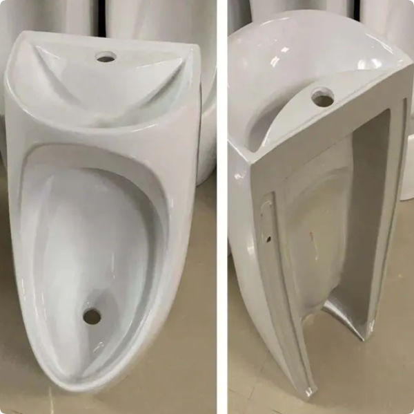 hot sale new design and save water wall mounted sink basin and urinal combination urinal for men