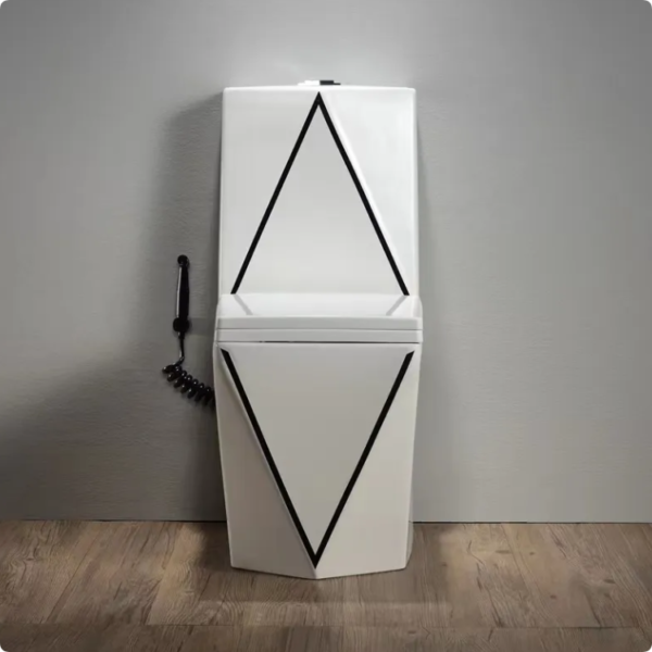 first process matt black color wall hung toilet ceramic rimless toilet one piece toilet for bathroom (copy)