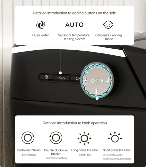 wc wall mounting toilet chinese ceramic wall hung intelligent wall mounted smart toilet automatic toilets (copy)