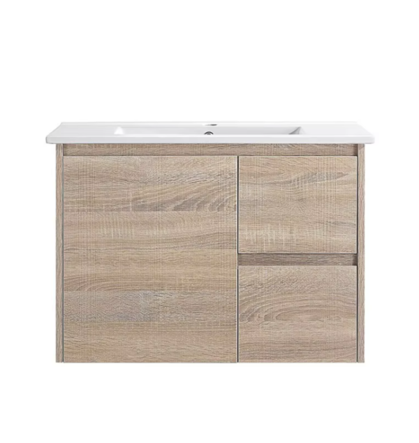 Modern Bathroom Wooden Style Cabinets Bathroom Sink Wall Mounted Vanity High Quality Waterproof Bathroom Cabinet