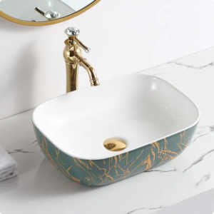 Modern Design Art Basins Ceramic Counter Top Wash Basin Sanitary Ware Porcelain Lavabo Bathroom Basin Sink marble