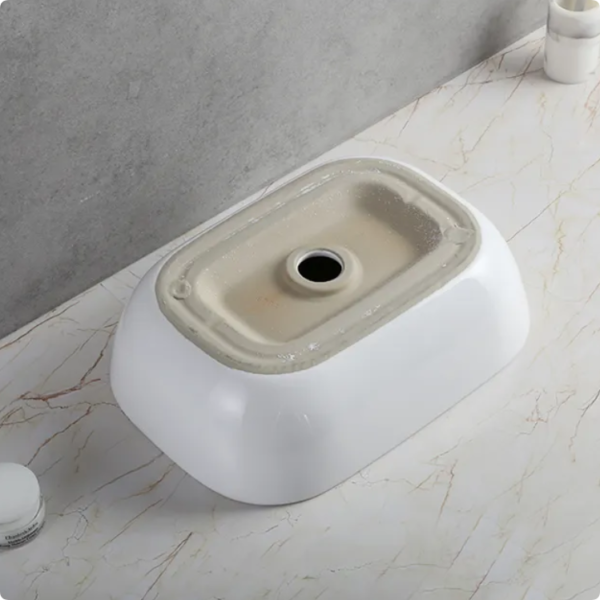 modern luxury design round art washbasin hotel hand wash basin white and gold bathroom vanity sink ceramic basin for bathroom (copy)