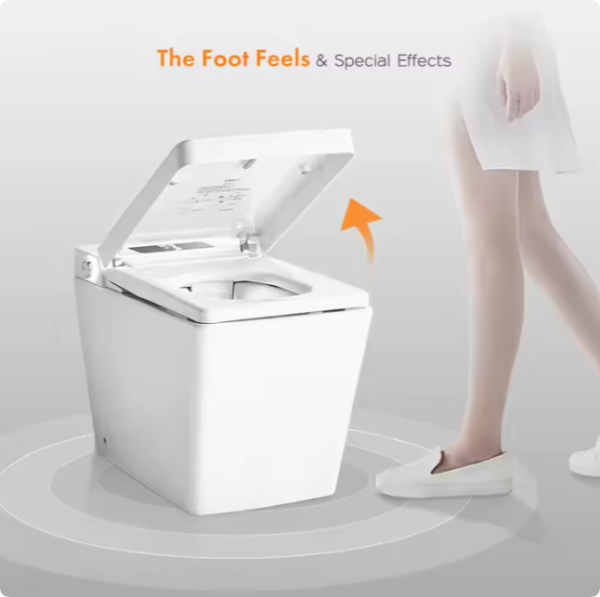 modern high end hot sale automatic bathroom sanitary wares floor intelligent toilet smart toilets