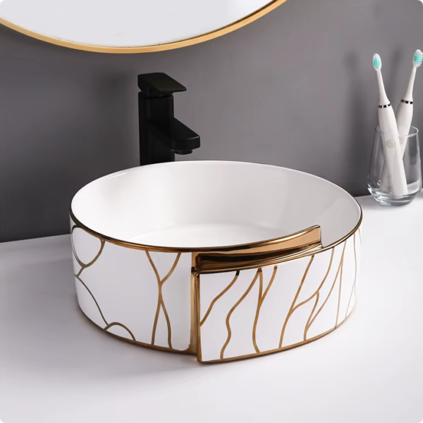 wholesale ceramic sink rectangular art table top wash basin matte large medium and small sizeceramic vessel sink for bathroom (copy)