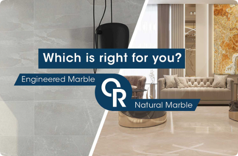 natural vs. engineered marble