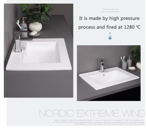 sanitary ware cabinet mount basin modern square mode ceramic hotel countertop sinks market cupc square under counter washing basins