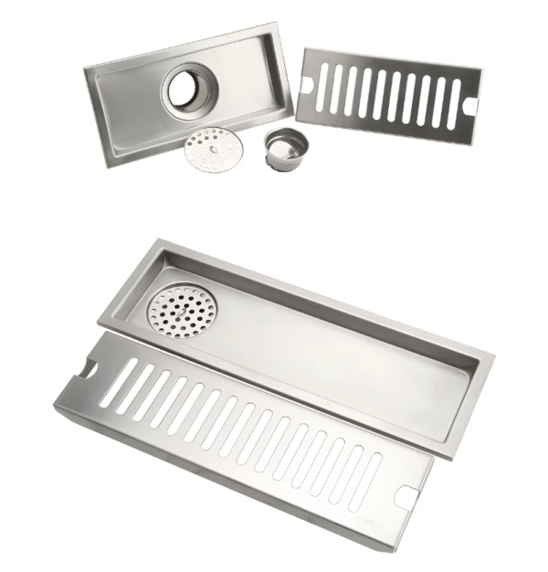 t6 linear sus304 long floor drain stainless steel shower floor drain for bathroom and shower room drainage