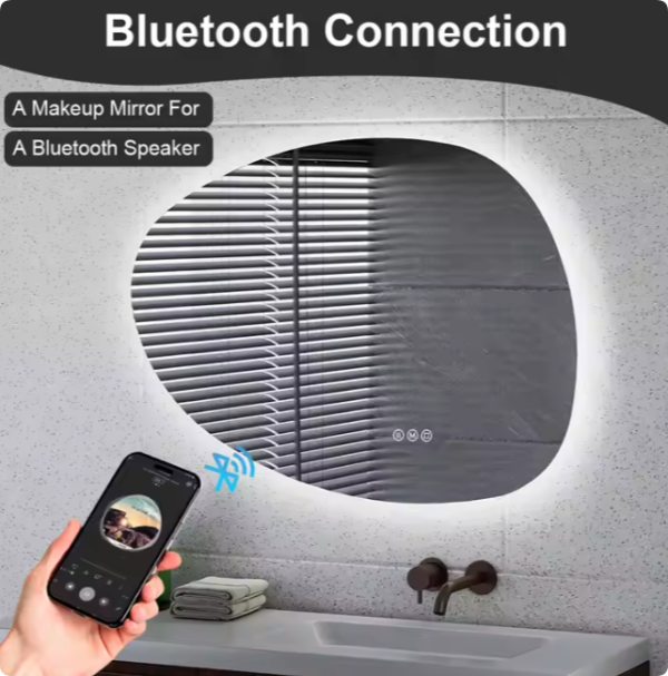 21.5 27 32 43 55 65 75 inch android touch screen remote control smart tv mirror (copy)
