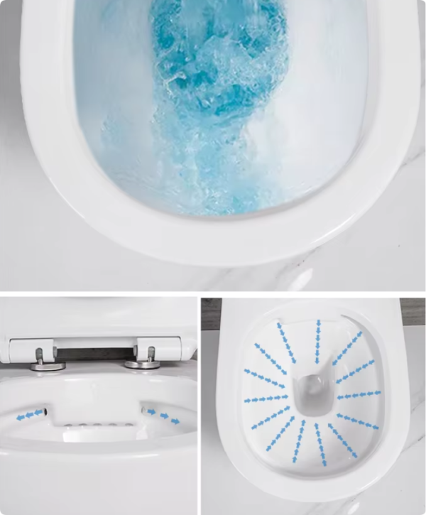 ceramic siphonic european style one piece toilets for hotel. (copy)