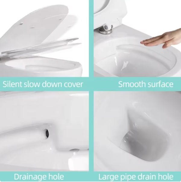 ceramic siphonic european style one piece toilets for hotel. (copy)
