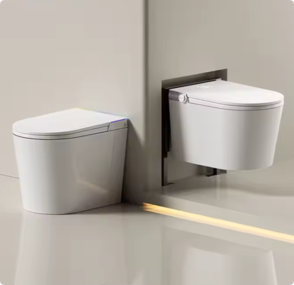 wc wall mounting toilet chinese ceramic wall hung intelligent wall mounted smart toilet automatic toilets