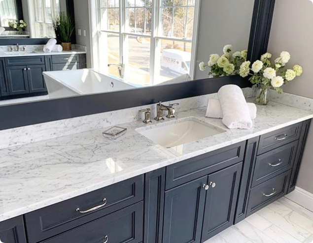 marble bathroom vanity