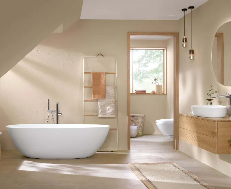 beige bathroom
