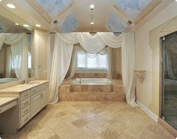 mediterranean bathroom bathtubs