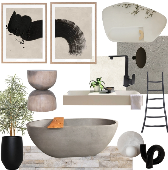zen garden bathroom