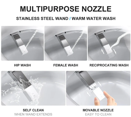 how to clean the bidet nozzle