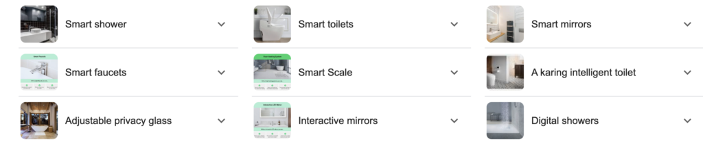 smart bathroom products
