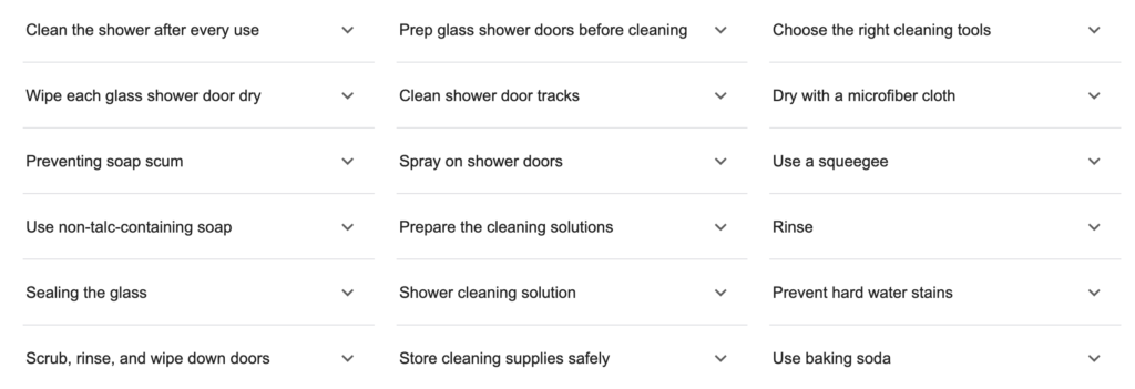 shower glass care tips
